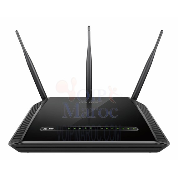 Routeur Modem Wifi Dual-Band ADSL2+/VDSL2 AC1600 Gigabit Wi-Fi 2.4GHz and 5GHz DSL-2888A/MME