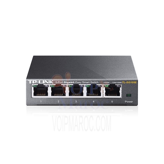 Switch intelligent Gigabit à 5 ports RJ-45 10/100/1000 Mb / s TL-SG105E