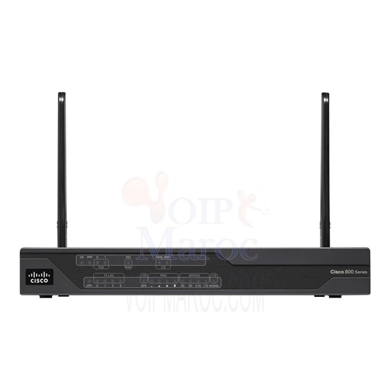 Routeur de sécurité Ethernet 881 SSL VPN Pare-feu 4 ports de commutation C881-K9