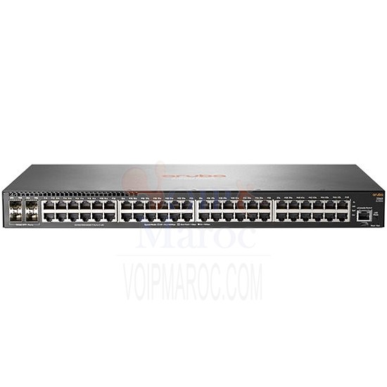 2540 48G 4SFP+ Switch 48 Ports 10/100/1000 + 4 Ports SFP JL355A